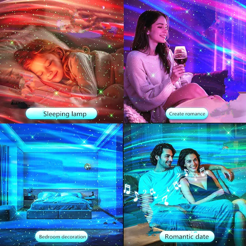 Projecteur Galaxie LED- Ciel Etoilé avec Télécommande.