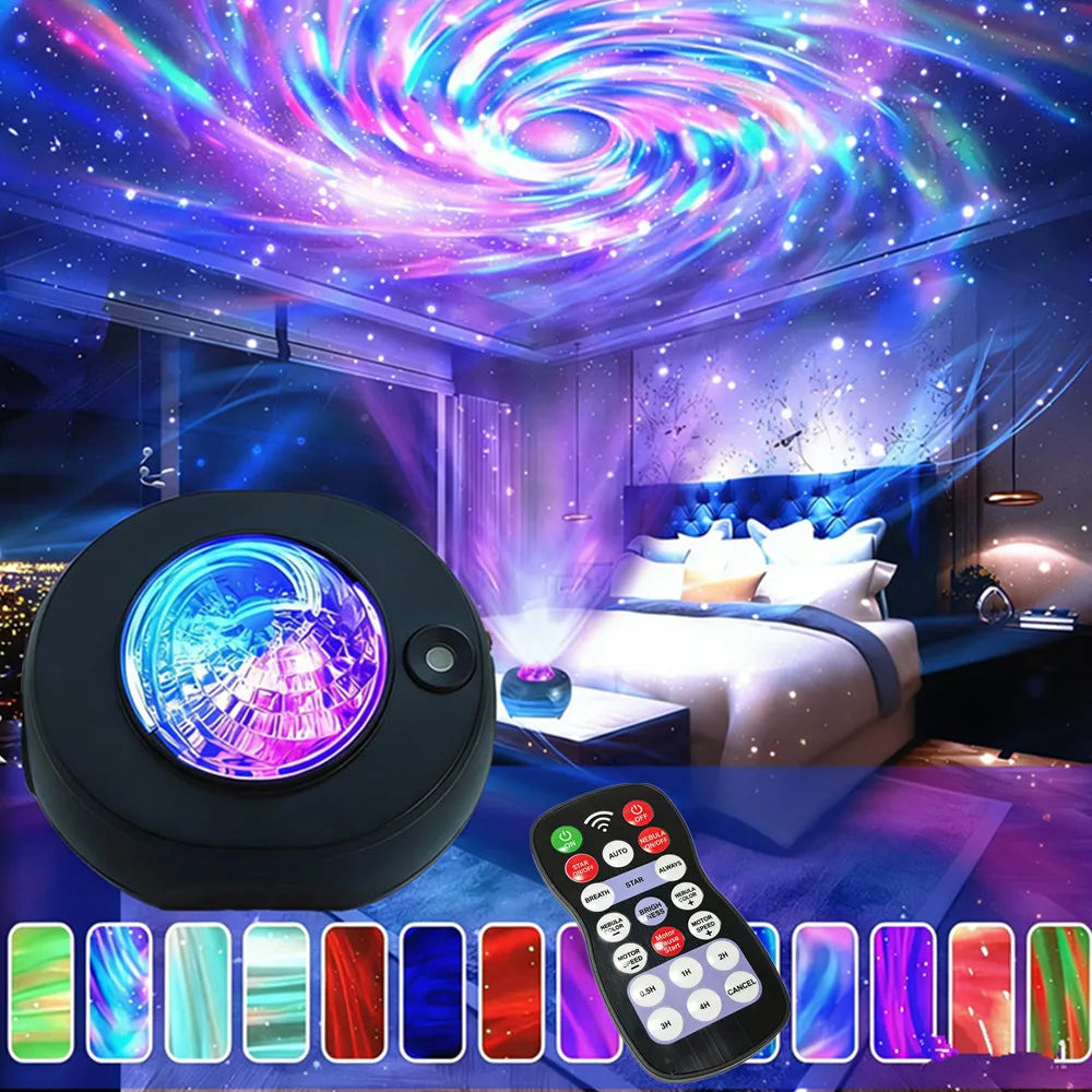 Projecteur Galaxie LED- Ciel Etoilé avec Télécommande.