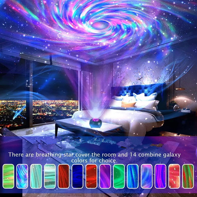 Projecteur Galaxie LED- Ciel Etoilé avec Télécommande.